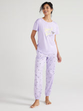 Load image into Gallery viewer, Joyspun Womens Short Sleeve Tee and Joggers Pajama Set, 2-Piece, Sizes S to 3X
