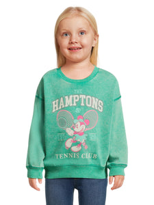 Minnie Mouse Toddler Girl Crewneck Sweatshirt, Sizes 12M-5T