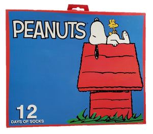 Men's 12 Days of Socks - Peanuts Snoopy Socks, Size: 10-13