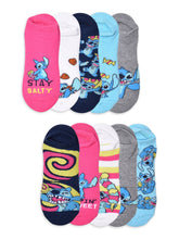 Load image into Gallery viewer, Womens Graphic Character No Show Socks and Crew, 10-Pack, Sizes 4-10
