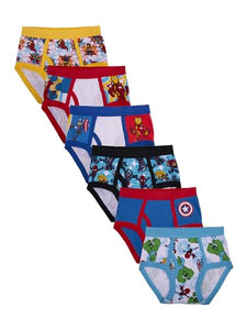 Disney Avengers Toddler Boys' Marvel Super Hero Underwear, 6 Pack Sizes 2T-3T