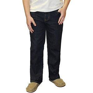 Faded Glory Boys' Straight Denim Blue Jeans