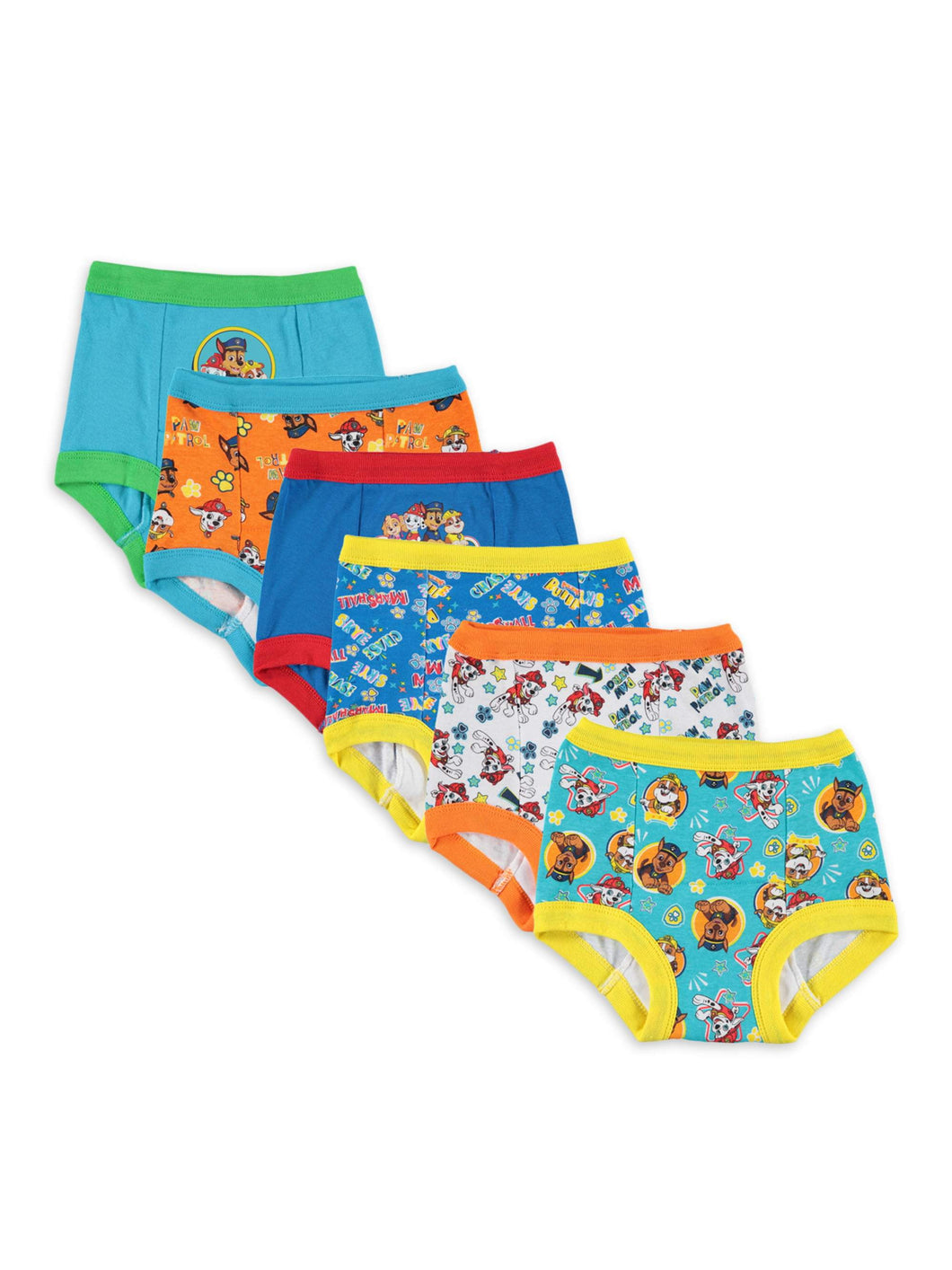 Paw Patrol Toddler Boys' Training Pants, 6 Pack