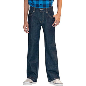 Faded Glory Husky Boys' Bootcut Denim Blue Jeans