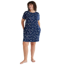 Load image into Gallery viewer, Joyspun Women&#39;s Short Sleeve Sleepshirt, Sizes S to 3X
