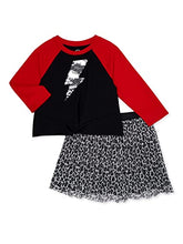 Load image into Gallery viewer, Girls 4-18 Shirt and Skirt Set, 2 Piece Outfit Set
