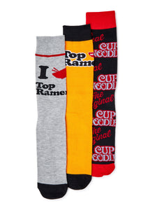 Men's Novelty Character Socks, 3-Pack