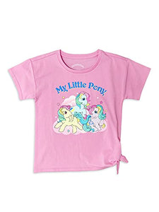 My Little Pony Girls Retro Short Sleeve Tee Large Pink