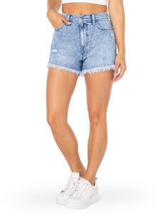 Celebrity Pink Juniors and Juniors Plus Ultra High Rise Fray Hem Denim Shorts - 1-24