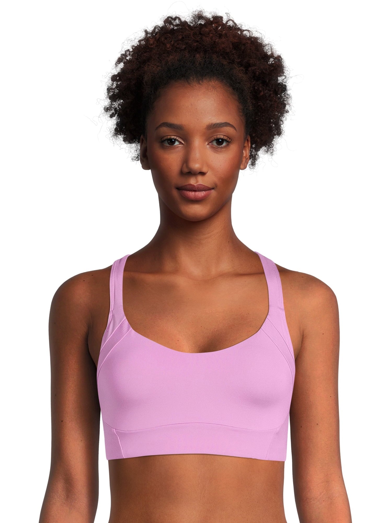 Avia Activewear Women s Split Racerback Bra with Adjustable Straps MyLovebugRocky