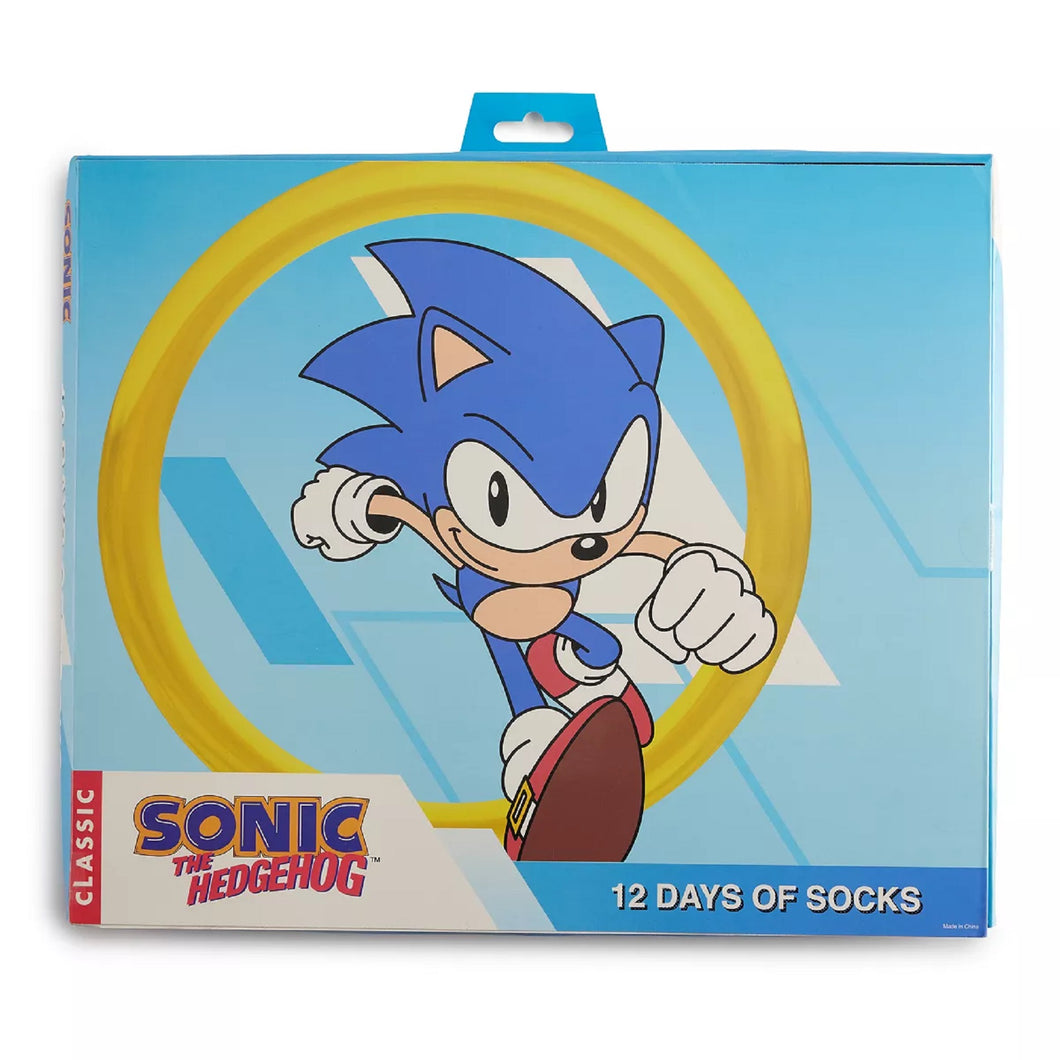 Men's 12 Days of Socks - Sonic The Hedgehog