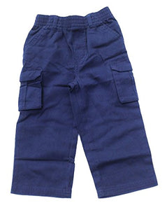 Toddler Boys Cargo Pants, Assorted Sizes and Colors (3T, Navy)