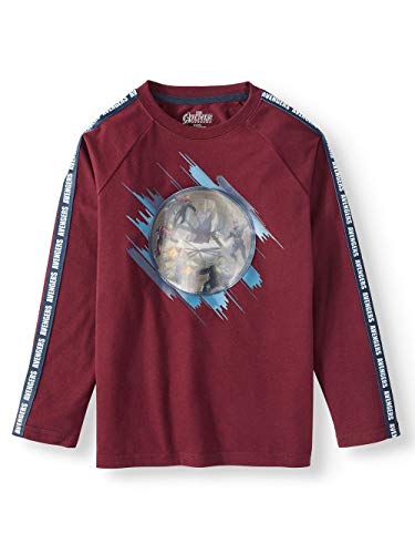 The Avengers Marvel Long Sleeve Lenticular Fashion T-Shirt