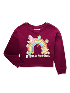 Girls Long Sleeve Licensed Care Bears Sweatshirt - XS - 3x