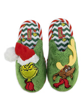 Load image into Gallery viewer, Dr. Seuss Grinch Toddler Slippers - Boys/Girls
