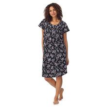 Load image into Gallery viewer, Aria 100% Cotton Short Sleeve Scoop Neck Nightgown with Pockets, Women’s - Size XS - 5X
