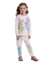 Load image into Gallery viewer, Monsters Inc Toddler Girls Easter Crewneck and Joggers Set, 2-Piece
