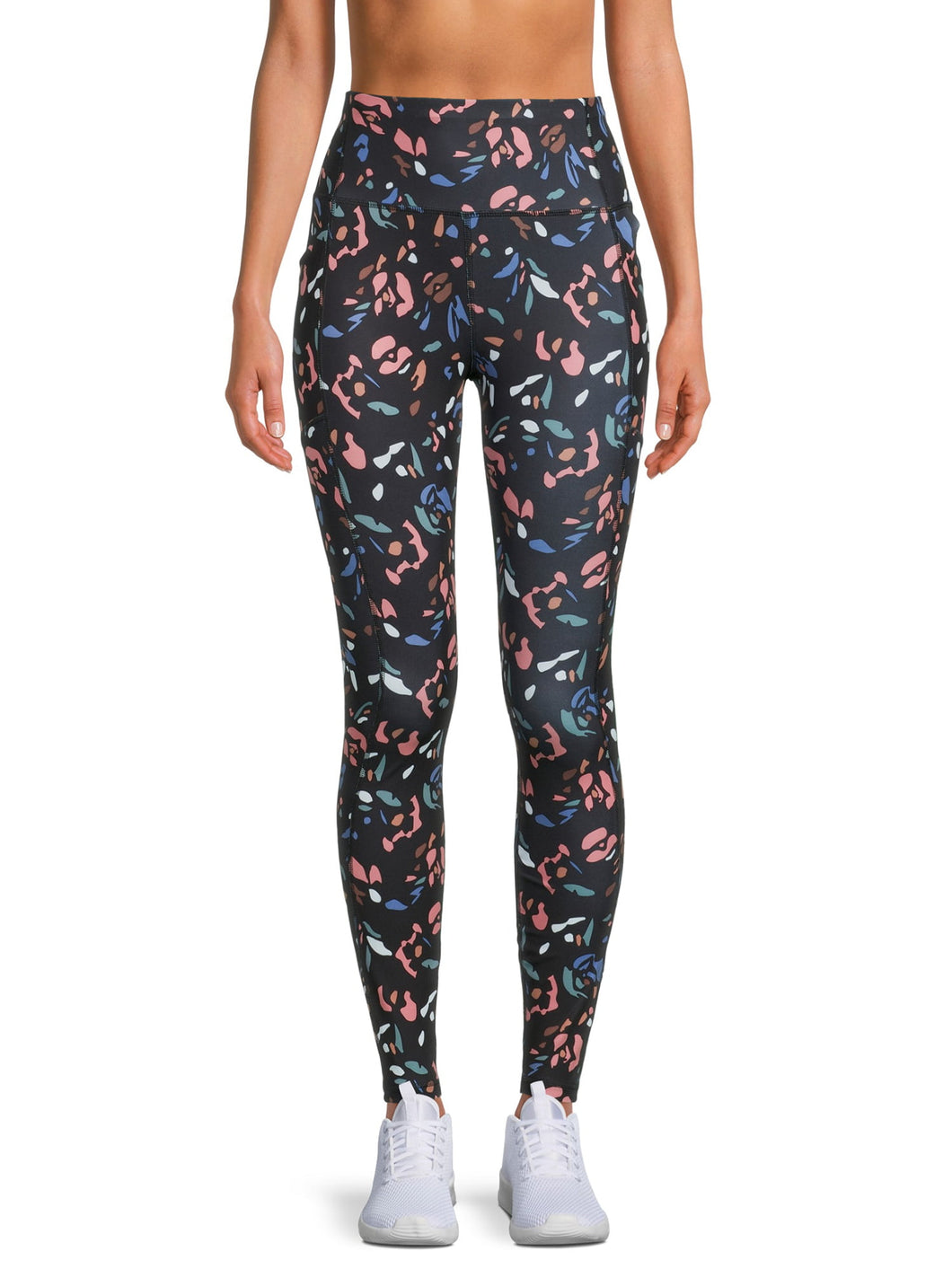 Avia Activewear Women's Print Leggings with Side Pockets