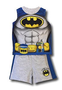Batman Boys Tank Top Sleeveless & Shorts Pajama Set (12 Months)