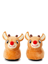 Load image into Gallery viewer, Rudolph Girls Youth Slippers
