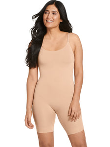 Jockey Essentials Women's Slimming Long Leg Bodysuit, Full Body Shapewear, All Over Smoothing