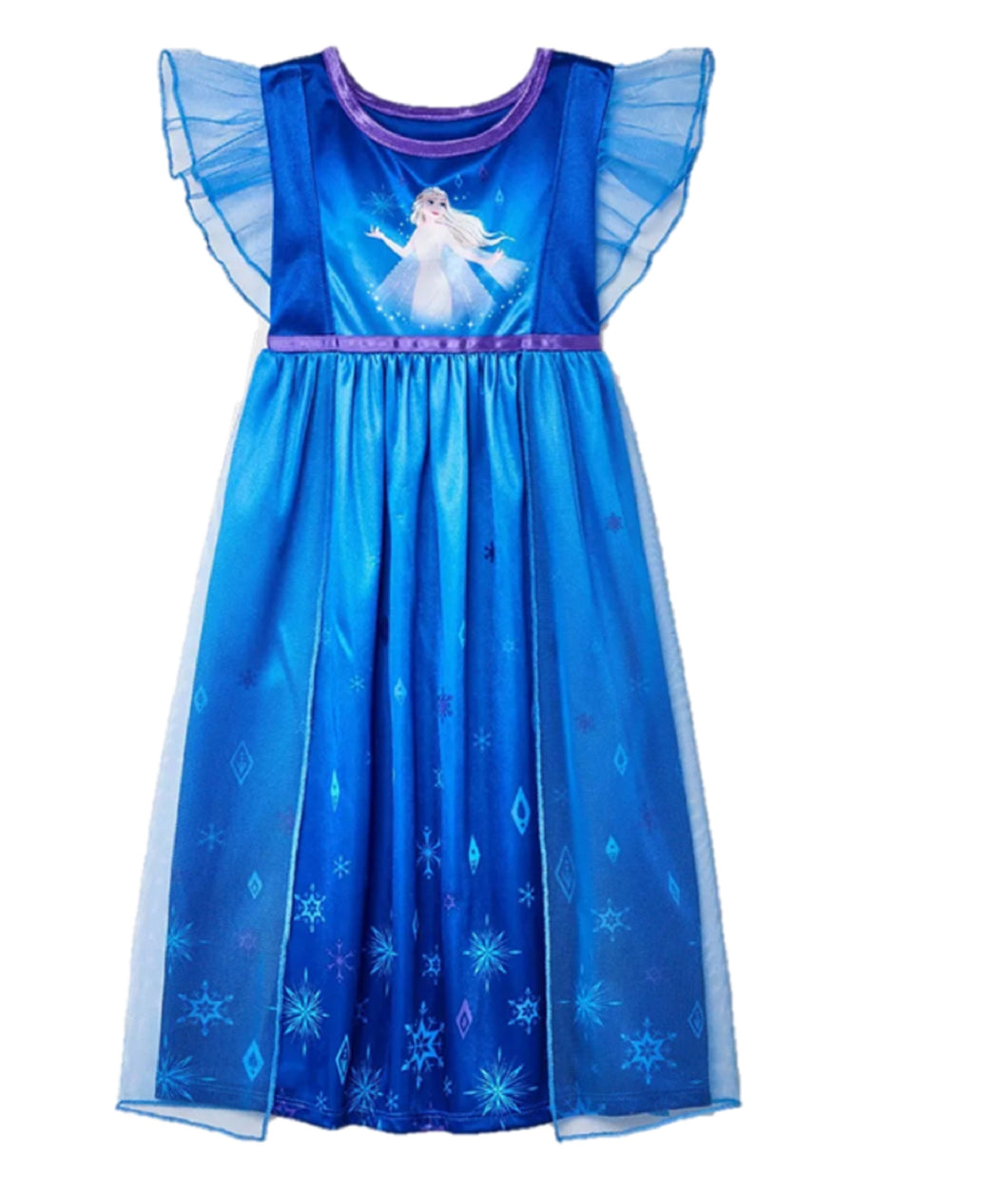 Toddler Girls' Frozen Elsa Fantasy Fantasy NightGown Night Gown - Blue