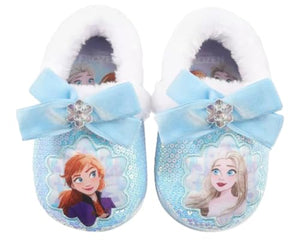 Disney Toddler Girls' Frozen Sock Slippers - Blue