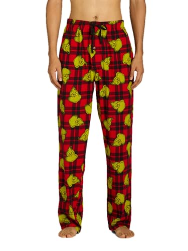 Dr. Seuss Men's The Grinch Knit Sleep Pants, Sizes S-XL