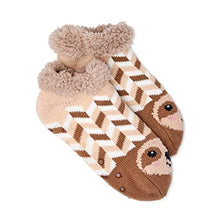 Load image into Gallery viewer, Joyspun Women&#39;s Knit Animal Critter Slipper Socks, 1-Pack, Size 4-10
