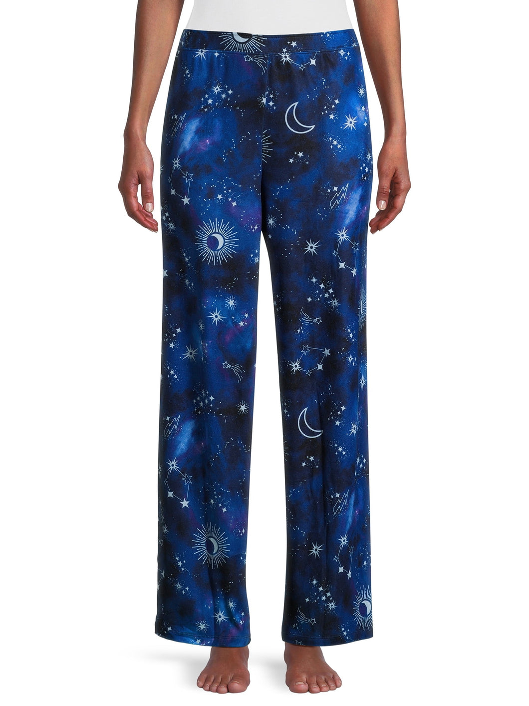 Celestial Night Womens Sleep Pants Lounge Pants, Size Small - 3XL