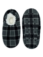 Load image into Gallery viewer, Fuzzy Babba Adult Men&#39;s Slipper Socks - Plaid, Black Solid, Mickey
