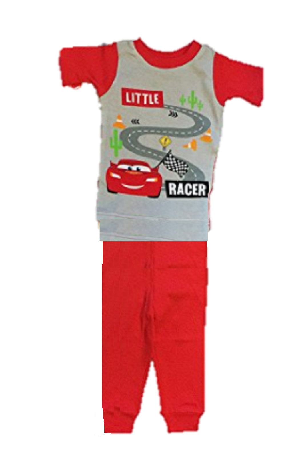 Infant and Toddler 2pc Character Pajamas - Cars Little Racer (12M)