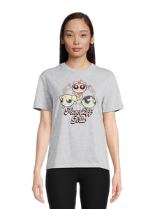 Powerpuff Girls Juniors’ Boyfriend Graphic Tee, Size 2X