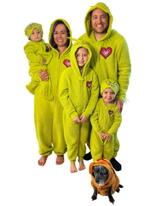 Dr. Seuss the Grinch Matching Family Christmas Pajamas Union Suit - Womens, Size XS-3X