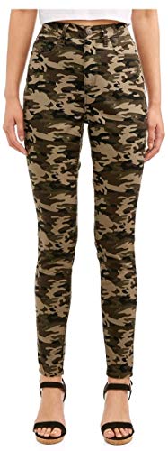 No Boundaries Junior's Camo High Rise Skinny Jeans