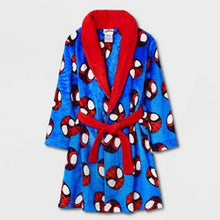 Load image into Gallery viewer, Spider-Man Spiderman Web head Toddler Boys Robe, Sizes 2T-5T
