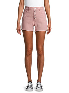 Time and Tru Women's High Rise 5 Button Denim Shorts