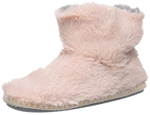 Dearfoams Unisex-Child Df Kids Toddlers Fluffy Pile Bootie Slipper